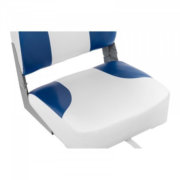 Fotel do łodzi - 38x42x51 cm - biało-niebieski MSW 10061632 MSW-MBS-05