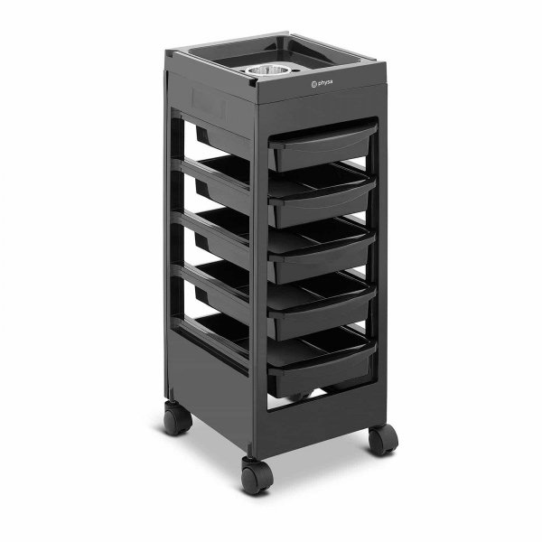 Wózek fryzjerski 10 kg 5 szuflad PHYSA 10040538 PHYSA-RR-12