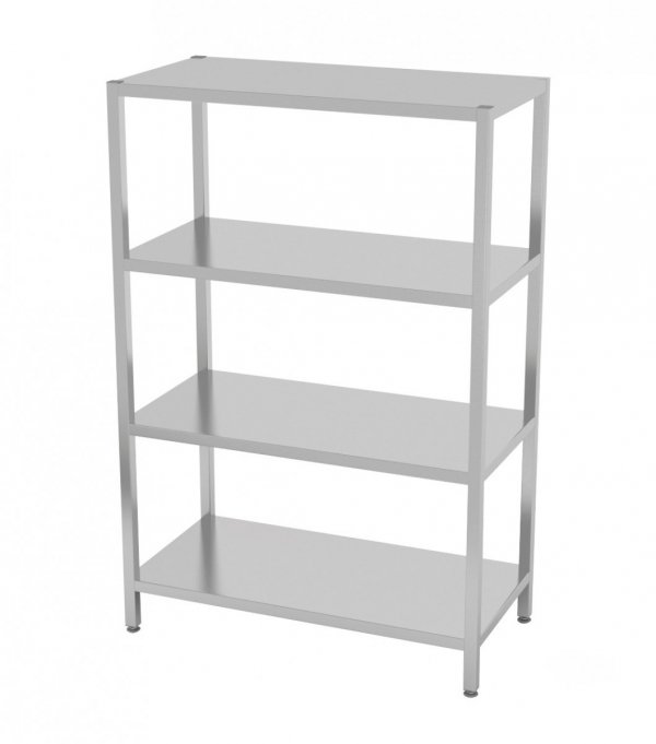 Regał magazynowy skręcany, 4 półki pełne 900 x 700 x 1800 mm POLGAST 334097SK 334097SK