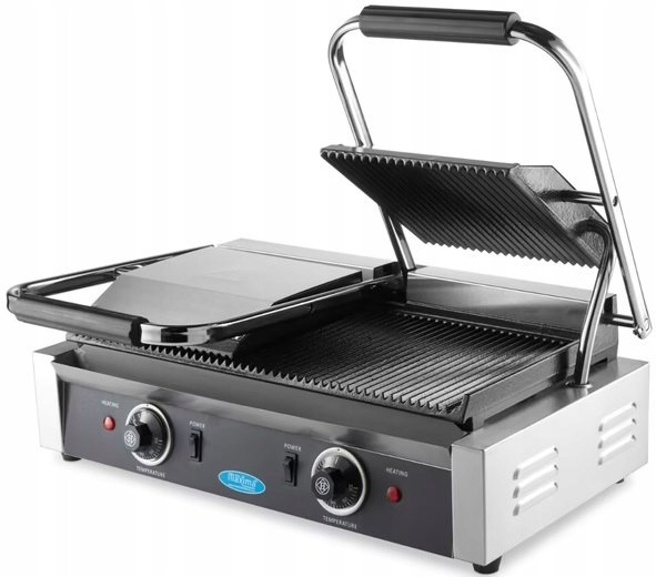 Grill Kontaktowy MCG Big Ryflowany MAXIMA 09300435 8719324276931