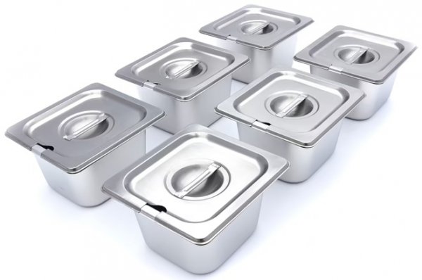 Topielnik do Czekolady - 6 x 1/6 GN 10 cm MAXIMA 09374053 8719632127468
