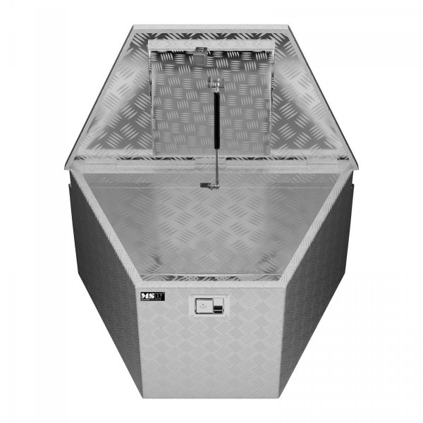 SKRZYNKA NARZĘDZIOWA Z ALUMINIUM 150L ZAMEK MSW 10060944 MSW-ATB-830