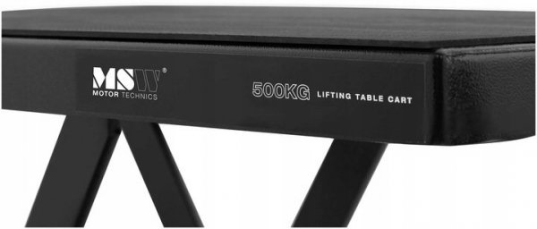 WÓZEK PODNOŚNIKOWY STOŁOWY PALETOWY 280-860mm 0,5T MSW 10061294 MSW-LTC500