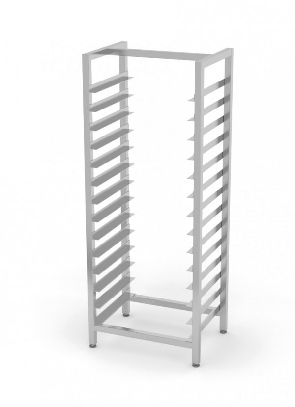 Regał stacjonarny na pojemniki GN i tace piekarnicze 395 x 540 x 1800 mm POLGAST 361114 361114