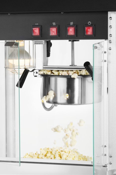 Urządzenie do popcornu 230V/1500W czarne Hendi 282762