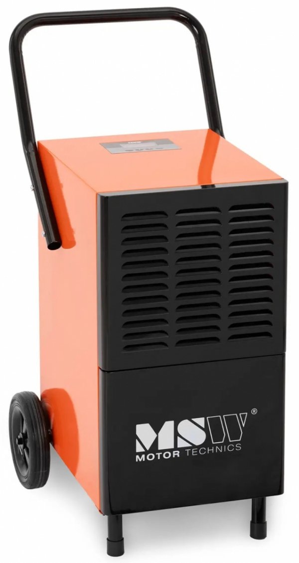 Osuszacz powietrza - budowlany - 55 l / 24 h - 62 m² - 500 m³/h - uchwyt i 2 koła MSW 10062758 MSW-DEH-V1 A55