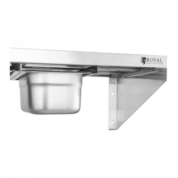 Półka wisząca nierdzewna Royal Catering RCWR-5 GN1/6 ROYAL CATERING 10010365 RCWR-5 GN1/6 