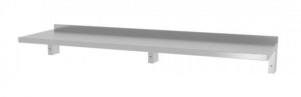 Półka wisząca pod urządzenia, wzmocniona z trzema konsolami 1700 x 400 x 250 mm POLGAST 383174-3 383174-3