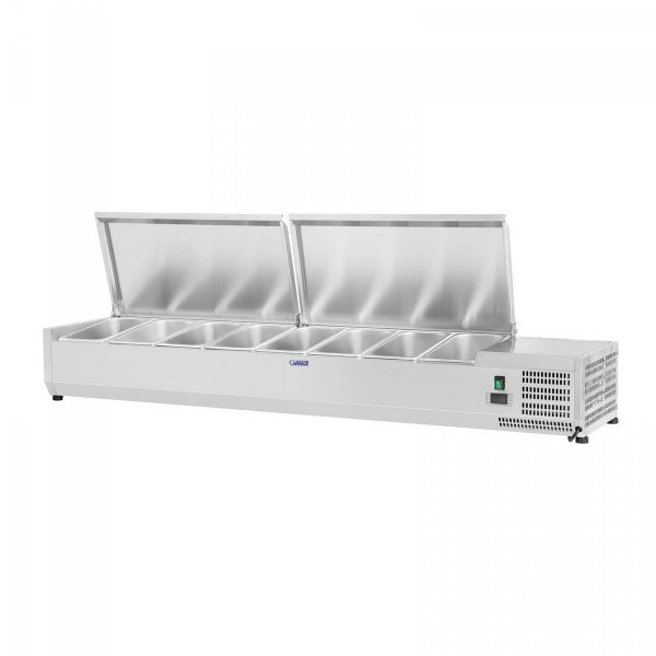Nadstawa chłodnicza - 8 x GN 1/3 - 180 x 39 cm ROYAL CATERING 10010949 RCKV-180/39-S8