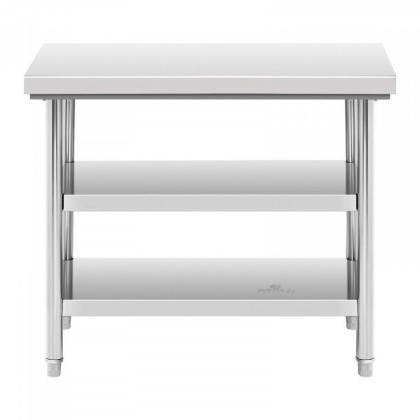 Stół roboczy - 3 poziomy - 100 x 60 cm ROYAL CATERING 10011657 RCWT-100X60-3L-E
