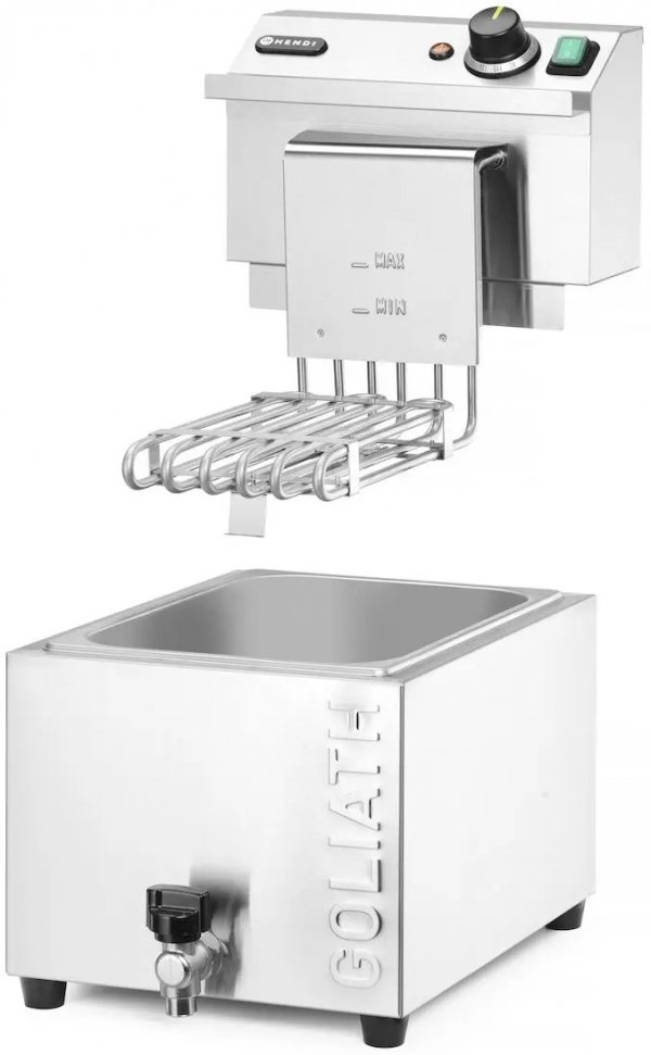 Frytownica XL z kranem spustowym 10L 400V/10200W HENDI 209431 8711369209431