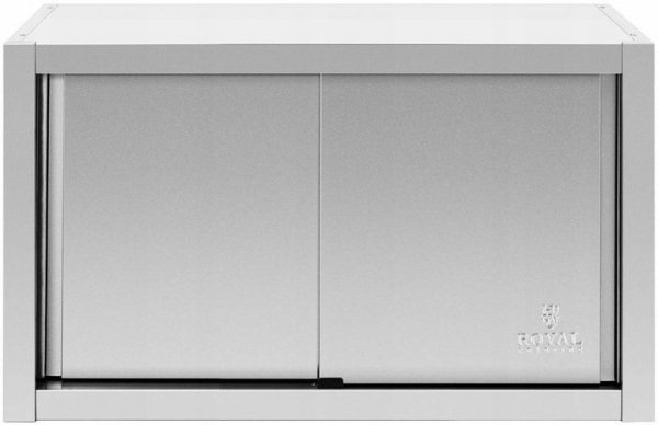 Szafka ścienna - stal nierdzewna - 100 x 45 x 60 cm ROYAL CATERING 10011663 RCSSWC-100X45-S