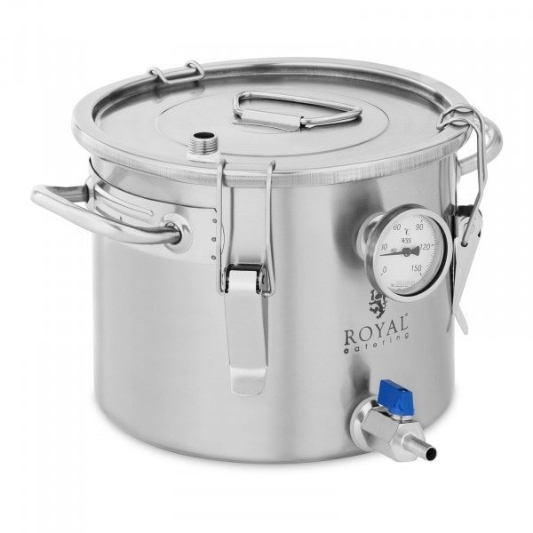 Pojemnik fermentacyjny - 8 l - 0-150°C - stal nierdzewna - Royal Catering ROYAL CATERING 10012758 RCBM-8CFP