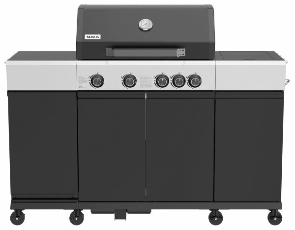 GRILL GAZOWY, MINI KUCHNIA 4+1, 14,5KW YATO YG-20037