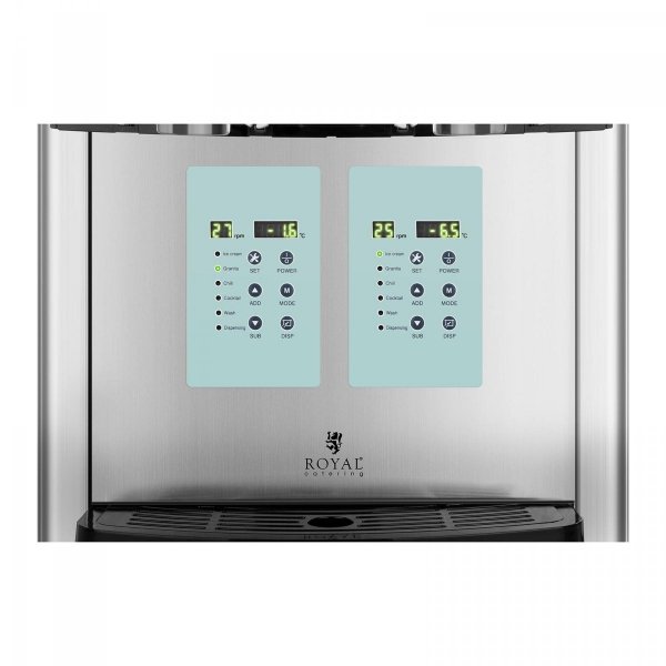 Granitor - 2 x 6 l - 900 W ROYAL CATERING 10011028 RCSL 2/6ICE