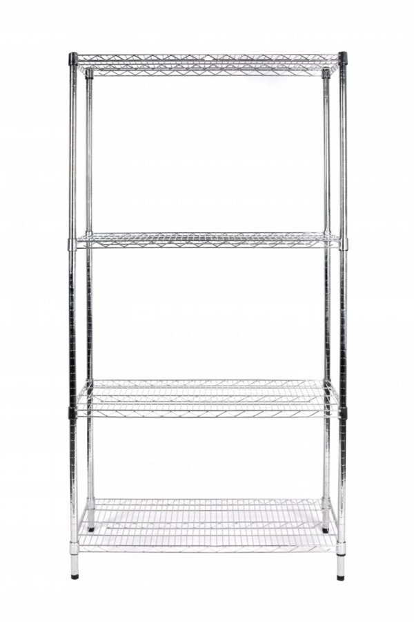 REGAŁ CHROMOWANY 4 PÓŁKI 150x60x180 INVEST HORECA WT-150600