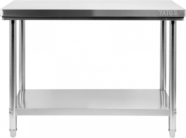 STÓŁ CENTRALNY SKŁADANY Z PÓŁKĄ 1000×600×H850mm YATO YG-09001 YG-09001