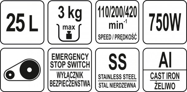 MIKSER PLANETARNY 25L YATO YG-03026 YG-03026