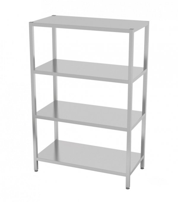 Regał magazynowy skręcany, 4 półki pełne 600 x 500 x 1800 mm POLGAST 334065SK 334065SK