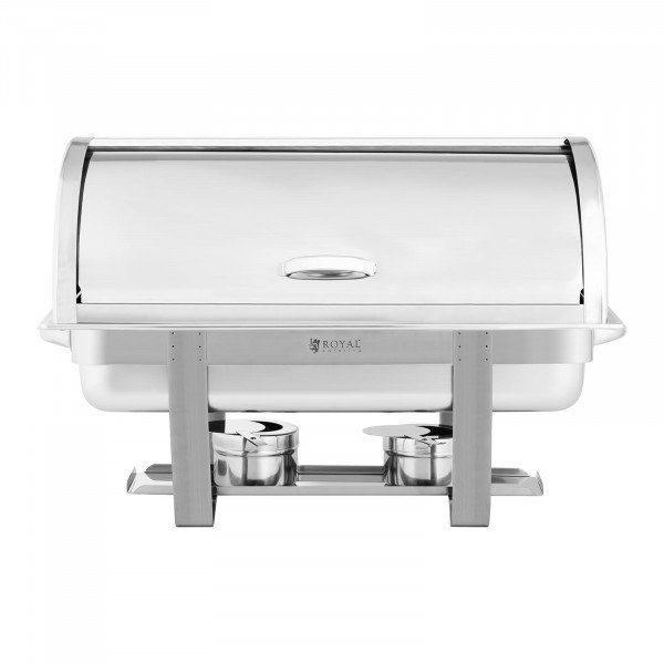 Podgrzewacz do potraw - GN 1/1 - Royal Catering - 8,5 l - 2 pojemniki na paliwo - wąska podstawa ROYAL CATERING 10012393 RCCD-RT1_9L