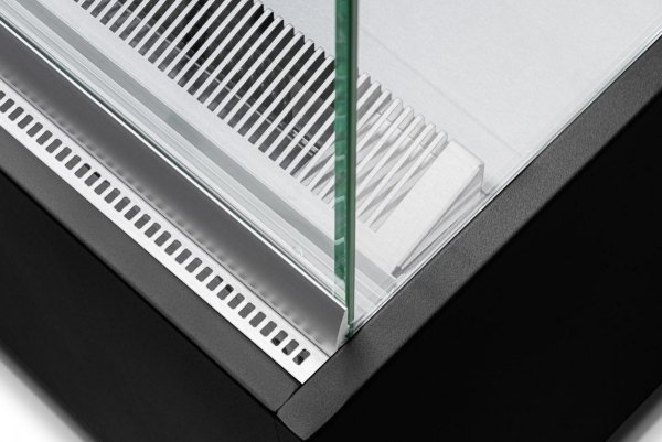WITRYNA CUKIERNICZA NEUTRALNA DOLCE VISIONE BREVE NEUTRO PREMIUM 900 | WNĘTRZE ZE STALI NIERDZEWNEJ | WERSJA OBNIŻONA | 900X690X1110+/-10 MM