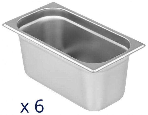 Bemar - 6 x GN 1/3 - stojak ROYAL CATERING 10010385 RCBM-6WS-2000