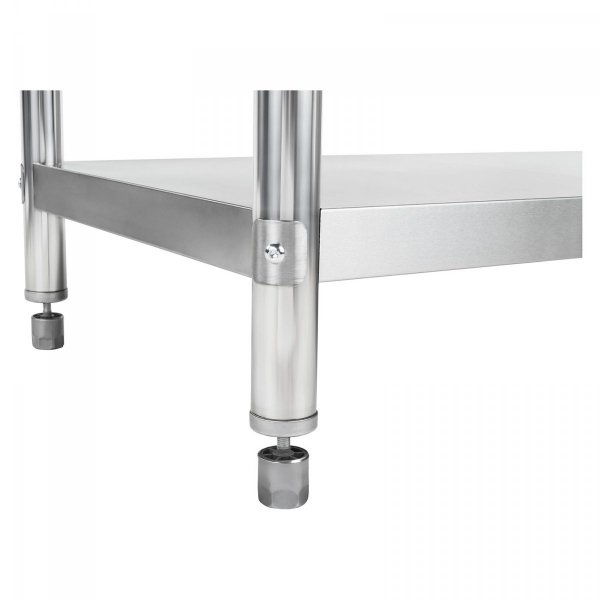 Stół roboczy - 200 x 60 cm - stal nierdzewna ROYAL CATERING 10010494 RCAT-200/60