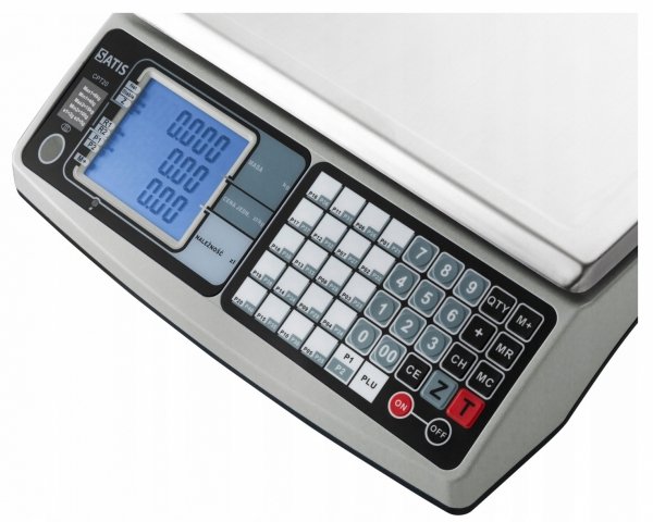 Waga z Legalizacją Sklepowa Kalkulacyjna 30kg / 15kg dokładność 10/5g RS232