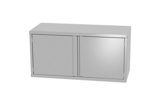 Szafka wisząca z drzwiami na zawiasach, dwoje drzwi 1200 x 400 x 600 mm POLGAST 310124-2 310124-2