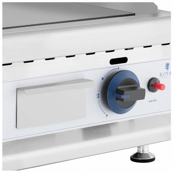 Grill gazowy - 35 x 40 cm - gładki - 3000 W - propan/butan - 0,05 bar ROYAL CATERING 10011692 RC-GG35050