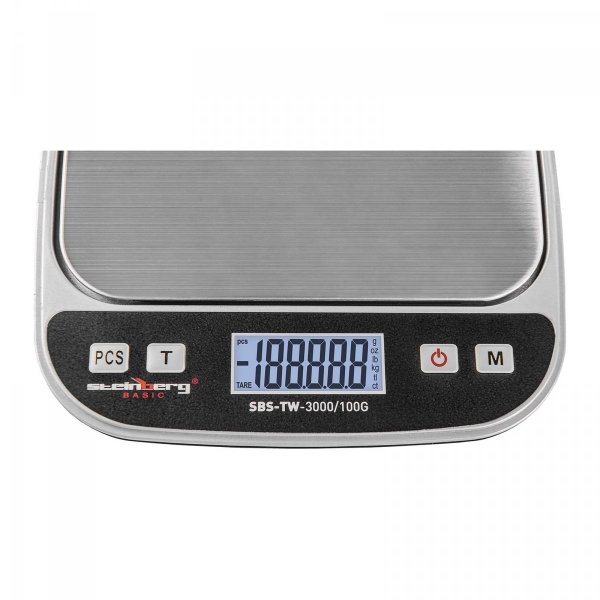 Waga stołowa - 3 kg / 0,1 g STEINBERG 10030144 SBS-TW-3000/100G
