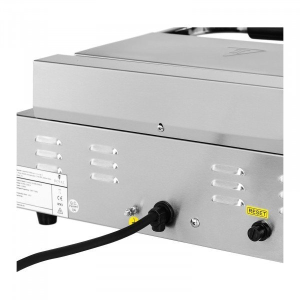 Grill kontaktowy - 2200 W - ryflowany ROYAL CATERING 10011992 RCPKG-2200-R