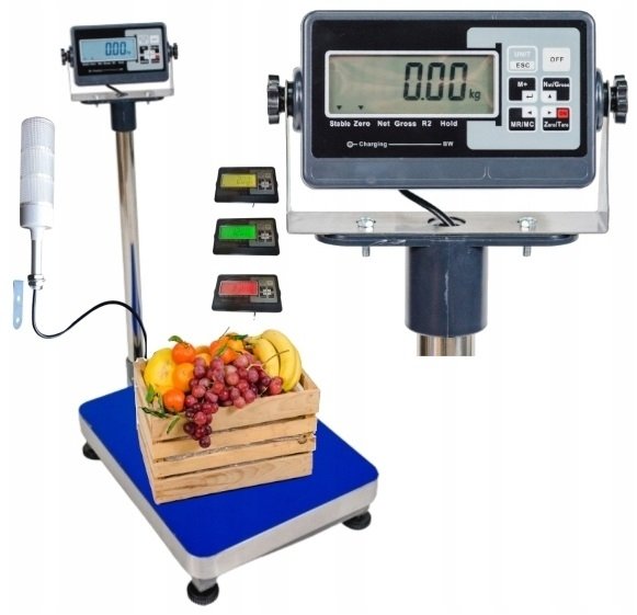 Waga z Legalizacją Magazynowa Sklepowa BW 60/150kg SATIS BWCL15060150kg 5905317012256