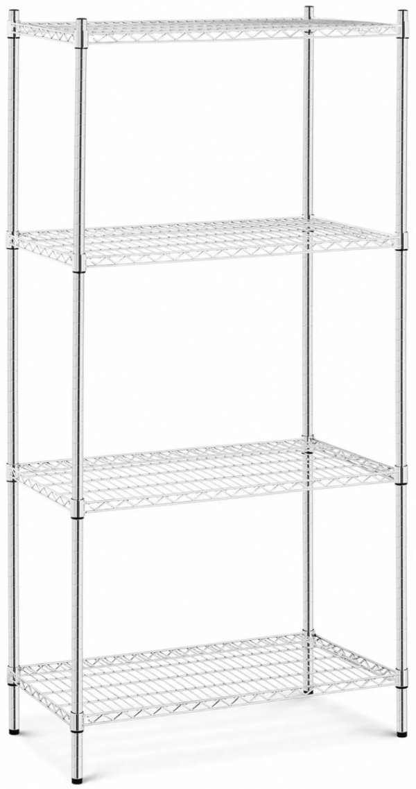 Regał metalowy - druciany - 900 x 450 x 1800 mm Royal Catering 10011857 RCMR-1800P47