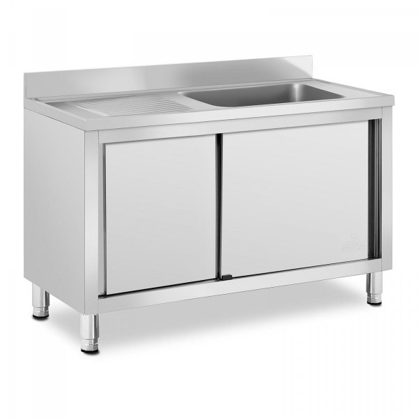 Szafka ze zlewem - 1 komora 500 x 400 x 260 mm ROYAL CATERING 10012140 RC-IKS07