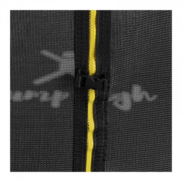 Trampolina ogrodowa - Ø305 x 180 cm - 100 kg - siatka - czarno-szara GYMREX 10230229 GR-TR02