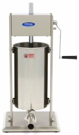 Nadziewarka do Kiełbasy i Churros Maszyna Churros Maker 15L - Pionowa - Stal Nierdzewna MAXIMA 09368055 8719632126324