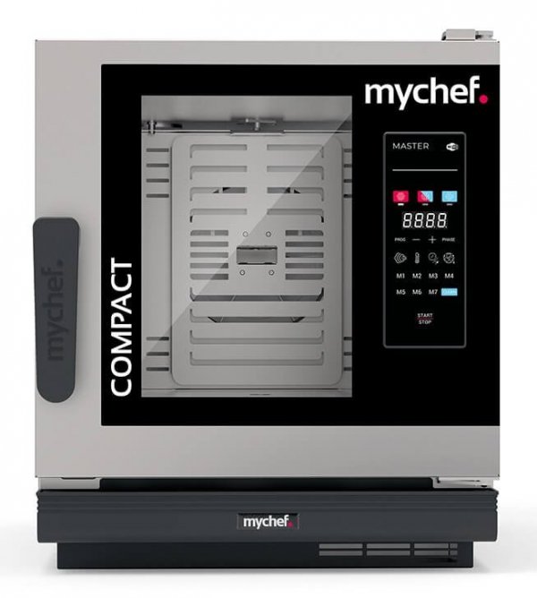PIEC KONWEKCYJNO-PAROWY ELEKTRYCZNY | AUTOMATYCZNY SYSTEM MYJĄCY | 6XGN2/3 | 6,3 KW | 400 V | MYCHEF COOK MASTER COMPACT 623E