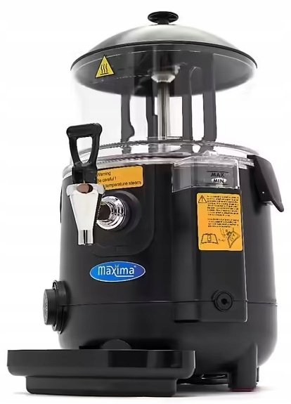 Dozownik Gorącej Czekolady - 5L - Czarny MAXIMA 09504001 8720783951857