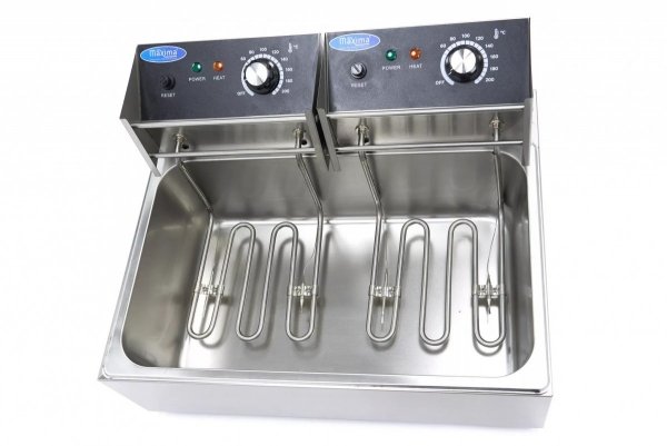 Frytkownica 15L 1Kosz do 3kg Frytek 2 x 2500W Maxima 09365210