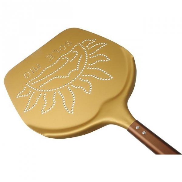 Łopata do pizzy aluminiowa SOLE MIO - perforowana  HENDI 617847 617847