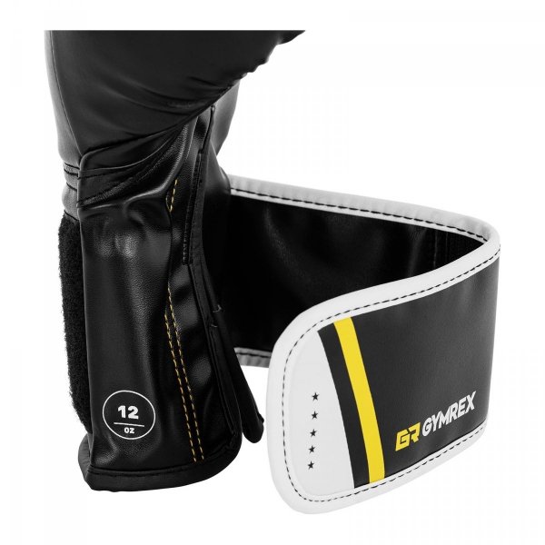 Rękawice bokserskie - 12 oz - czarne GYMREX 10230072 GR-BG 12BB