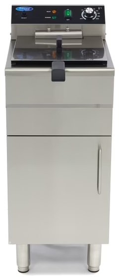 Frytownica Elektryczna 1 x 16L z Kranem i Szafka MAXIMA 09365155 8719632126560
