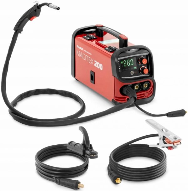 Spawarka MIG/MAG 200A cykl pracy 60% TIG Liftarc STAMOS MAGITEX 200 10021500 4062859232038