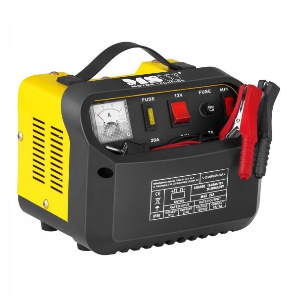 Prostownik - 12/24V - 12A - szary MSW 10060135 S-CHARGER-20A.2