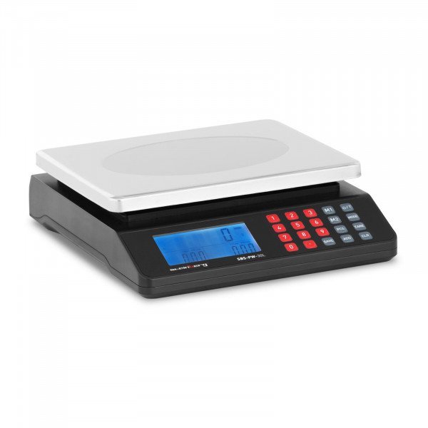 Waga kontrolna - 30 kg / 1 g - podwójny wyświetlacz LCD STEINBERG 10030905 SBS-PW-30L