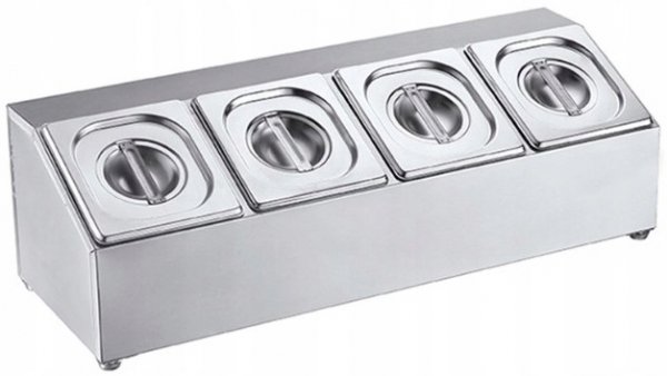 Organizer na pojemniki 4x GN 1/6 Szron D600202 5905440403204