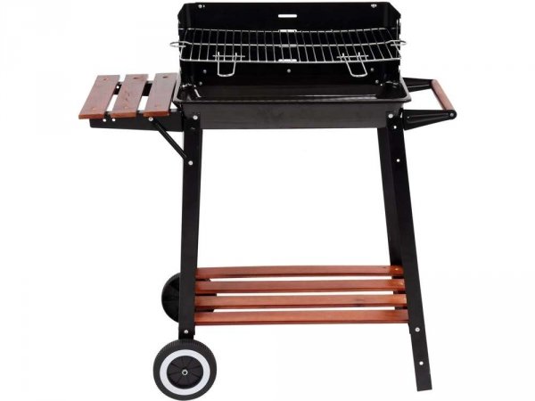 Grill węglowy z półką ruszt 48x28 cm LUND 99585