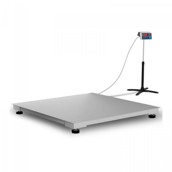 Waga magazynowa - 1500 kg / 500 g - 120 x 120 cm - legalizacja TEM 10200047 AT1TA120X1201500M1-B1