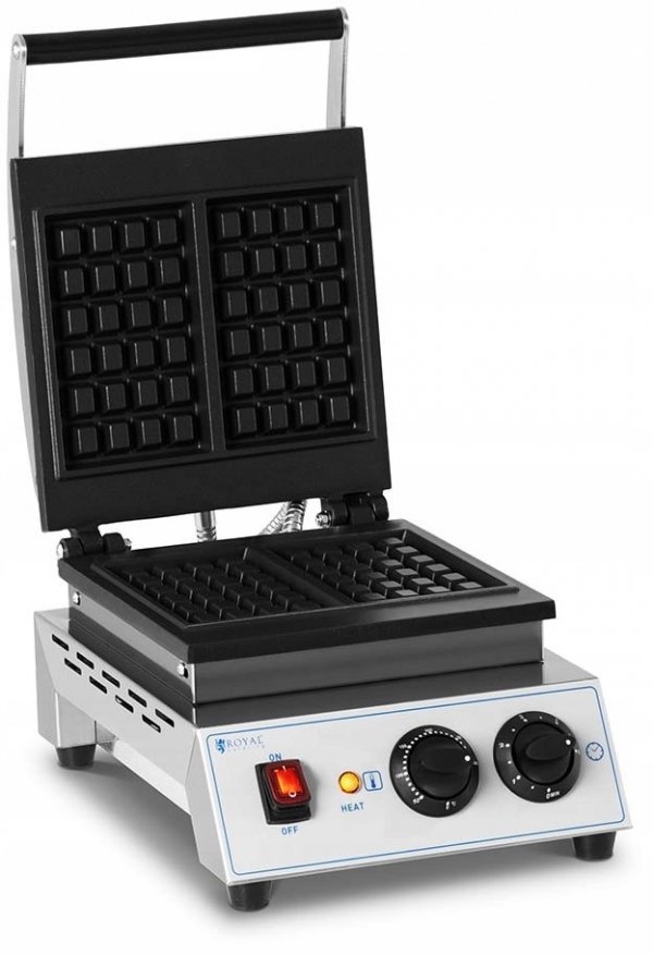 Gofrownica - gofry belgijskie - 1500 W ROYAL CATERING 10012033 RC-WMS01